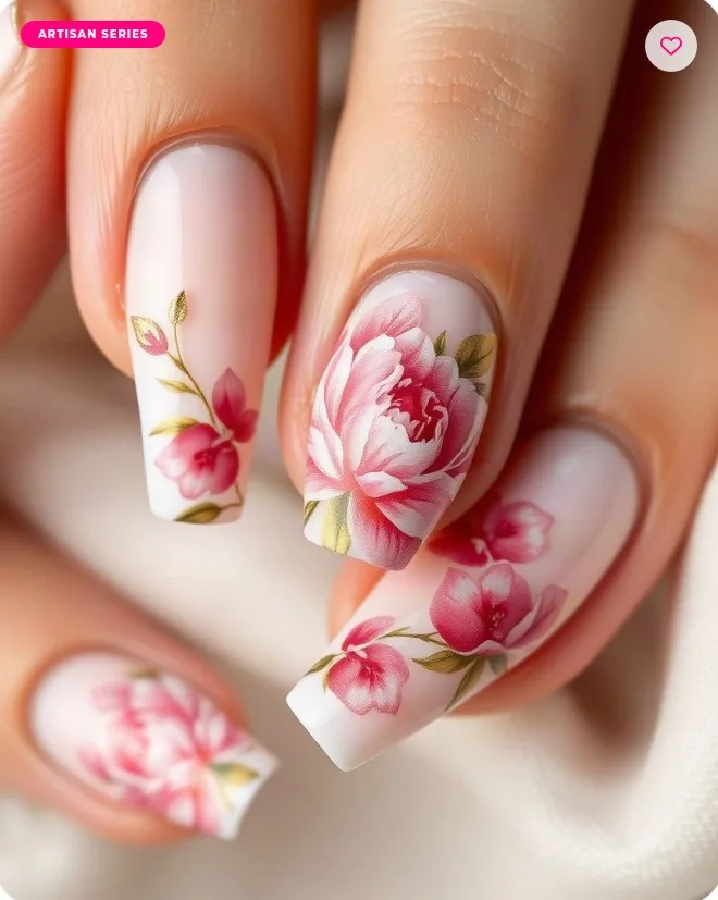 Close-up of the Wild Peony set
